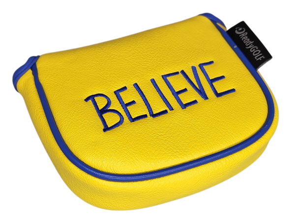 L.A.B. MEZZ / OZ Embroidered Center-Shafted Putter Cover by ReadyGOLF - Believe