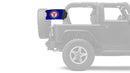 Texas Rangers 11"x17" Forever Wave Flag for Jeep Wrangler YJ 1986-1995