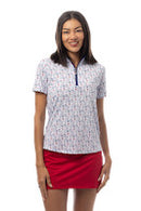 SanSoleil: Ladies UPF 50 SolCool Short Sleeve Mock - 900478