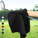 Pro Towels Blankets - Small Microfiber Waffle Golf Towel: Black Trimmed Pack of 3