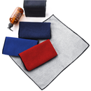 Pro Towels Blankets - Small Microfiber Waffle Golf Towel: Black Trimmed Pack of 3