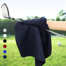 Pro Towels Blankets - Small Microfiber Waffle Golf Towel: Black Trimmed Pack of 3
