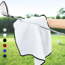 Pro Towels Blankets - Small Microfiber Waffle Golf Towel: Black Trimmed Pack of 3