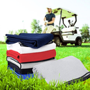 Pro Towels Blankets - Medium Microfiber Waffle Golf Towel: Black Trimmed Pack of 3