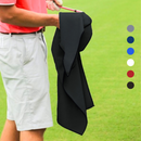 Pro Towels Blankets - Large Microfiber Waffle Golf Towel: Black Trimmed