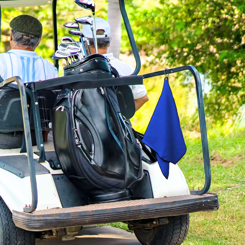 Pro Towels Blankets - Large Microfiber Waffle Golf Towel: Center Grommet & Hook