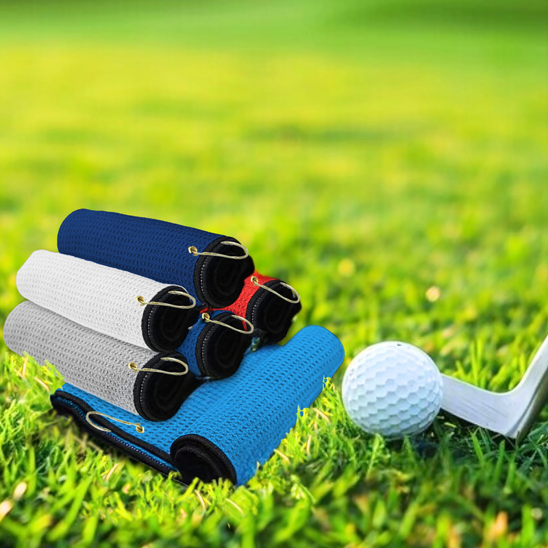 Pro Towels Blankets - Large Microfiber Waffle Golf Towel: Center Grommet & Hook