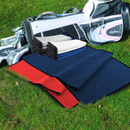 Pro Towels Blankets - Large Microfiber Waffle Golf Towel: Black Trimmed