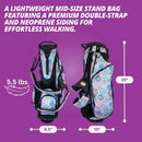 Taboo Fashions: Women's Lightweight 4-Way Golf Bag Stand Bag - Resort Collection - Mandala Dreams