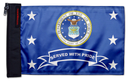 Air Force Served With Pride 12"x18" Forever Wave Flag