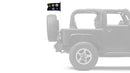 Armed Forces 12"x18" Forever Wave Flag for Jeep Wrangler JL 2-Door 2018-Present