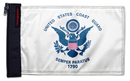 Coast Guard 12"x18" Forever Wave Flag for Golf Carts