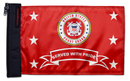 Coast Guard Served With Pride 12"x18" Forever Wave Flag for Jeep Wrangler TJ 1996-2006