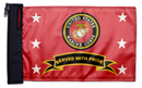 Marines Served With Pride 12"x18" Forever Wave Flag for Boats
