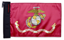 Marines 12"x18" Forever Wave Flag for Jeep Wrangler CJ-7 and CJ-8 1976-1986