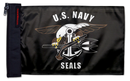 Navy Seals 12"x18" Forever Wave Flag for Jeep Wrangler JLU 4-Door 2018-Present