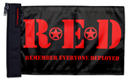 Remember Everyone Deployed 12"x18" Forever Wave Flag for Jeep Wrangler TJ 1996-2006