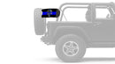 Thin Blue Line Punisher 12"x18" Forever Wave Flag for Jeep Wrangler CJ-7 and CJ-8 1976-1986