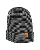 H-Stitch™ Contrast Cuffed Beanie – Black/Gray | Made in USA | Trending Ski & Snowboard Beanie
