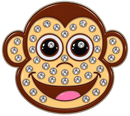 Monkey Crystal Ball Marker & Hat Clip by ReadyGOLF