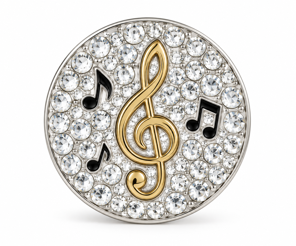 Ball Marker & Hat Clip Music Note