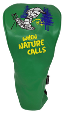 When Nature Calls Embroidered Driver Headcover by ReadyGOLF