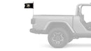 Army Knights 11"x17" Forever Wave Flag for Jeep Wrangler JKU 4-Door 2007-2018