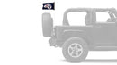 Gonzaga 11"x17" Forever Wave Flag for Jeep Wrangler JLU 4-Door 2018-Present