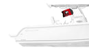 Northern Illinois 11"x17" Forever Wave Flag for Boats