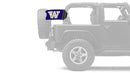 Washington Huskies 11"x17" Forever Wave Flag for Jeep Wrangler TJ 1996-2006