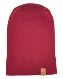 NEW HAAKWEAR H-Stitch Cuffed Beanie - Designed and Made in USA (Patented Design) - Burnt Maroon