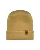 NEW HAAKWEAR H-Stitch Cuffed Beanie - Designed and Made in USA (Patented Design) - Dune Beige