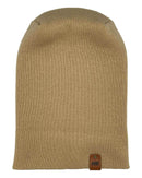 NEW HAAKWEAR H-Stitch Cuffed Beanie - Designed and Made in USA (Patented Design) - Dune Beige