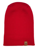 NEW HAAKWEAR H-Stitch Cuffed Beanie - Designed and Made in USA (Patented Design) - Scarlet Red