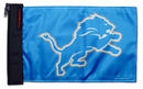 Detroit Lions 11"x17" Forever Wave Flag for Jeep Wrangler JK 2-Door 2007-2018