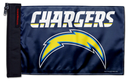 Los Angeles Chargers 11"x17" Forever Wave Flag for Jeep Wrangler JK 2-Door 2007-2018