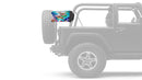 Sea Turtles 12"x18" Forever Wave Flag for Jeep Wrangler JL 2-Door 2018-Present