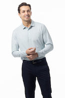 SanSoleil: Men's UPF 50 Soltek Ice Long Sleeve Print Polo - 900841