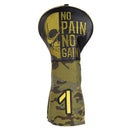 No Pain No Gain Skull Driver Headcover