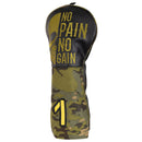 No Pain No Gain Skull Driver Headcover