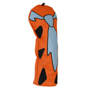 Blue Necktie on Orange Animal Print Driver Headcover