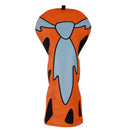 Blue Necktie on Orange Animal Print Driver Headcover