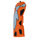 Blue Necktie on Orange Animal Print Driver Headcover
