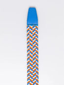 Nexbelt: Men's Braided Blue & Orange Golf Ratchet Belt 1.38" [35mm]