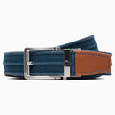 Nexbelt: Men's Balboa Harbor Washed Canvas Ratchet Belt - Navy 1.38" [35mm]