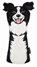 Border Collie Embroidered Driver Headcover by ReadyGOLF