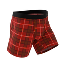 The Partridge | Red Cozy Plaid Ball Hammock® Pouch Underwear