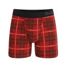 The Partridge | Red Cozy Plaid Ball Hammock® Pouch Underwear