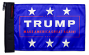Trump MAGA 12"x18" Forever Wave Flag for Golf Carts