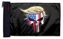 Trump Punisher 12"x18" Forever Wave Flag for Jeep Wrangler JLU 4-Door 2018-Present